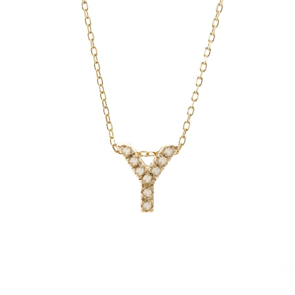 Inicial "Y" de 7mm con cadena