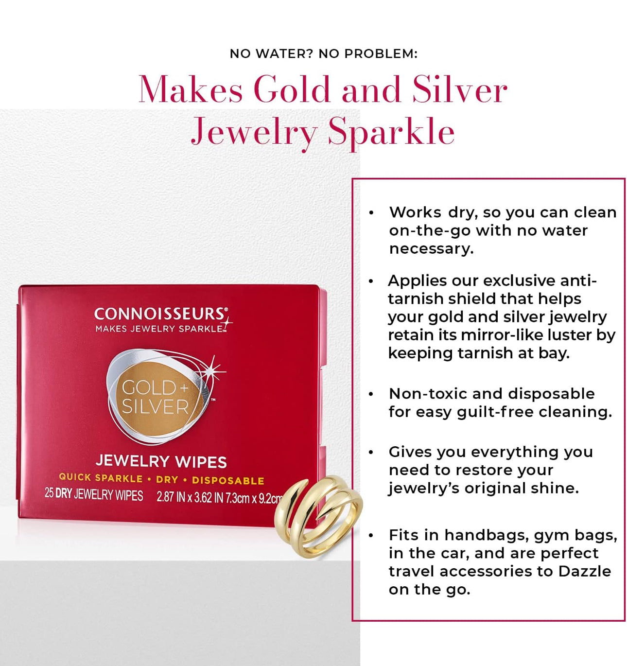 Diamond jewelry wipes