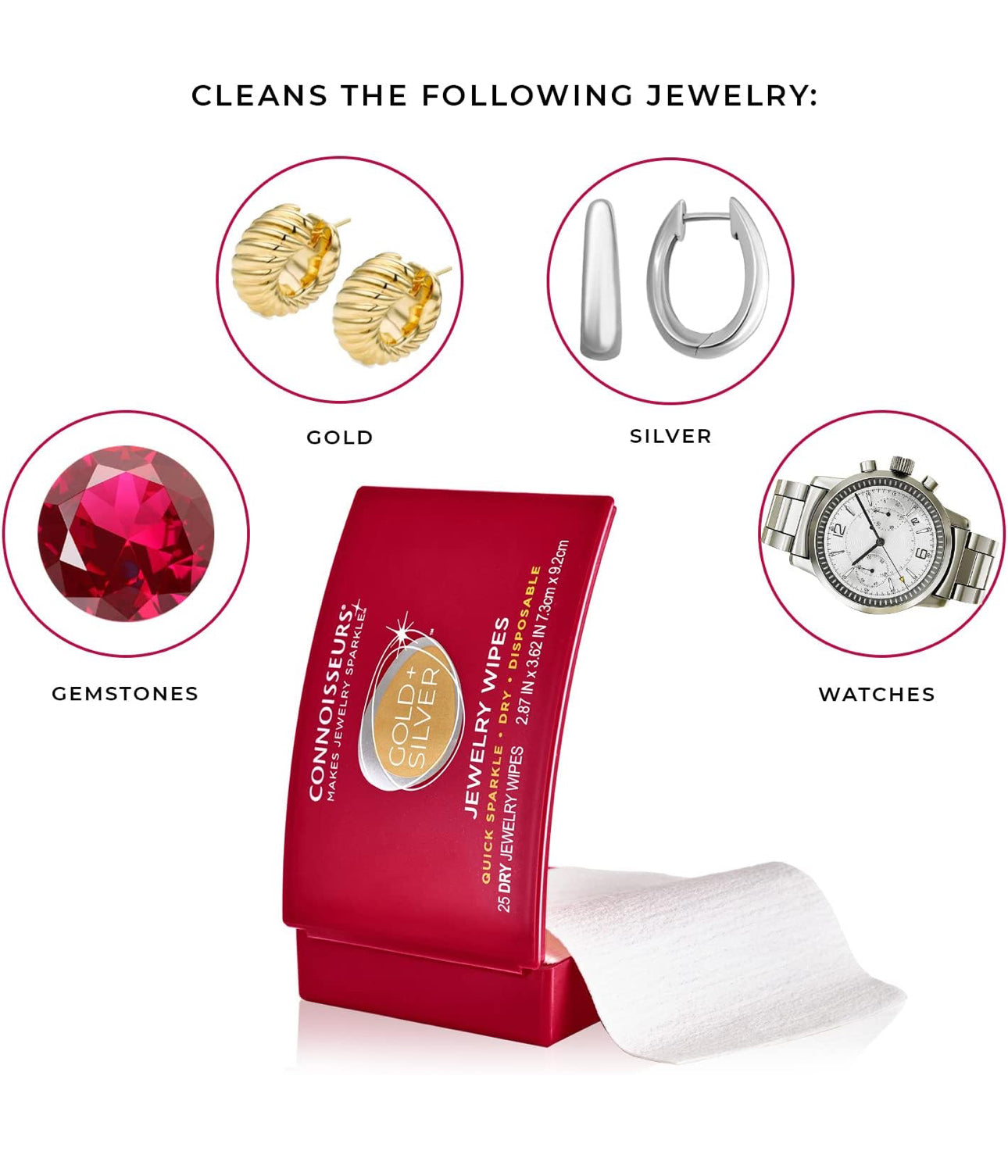 Diamond jewelry wipes