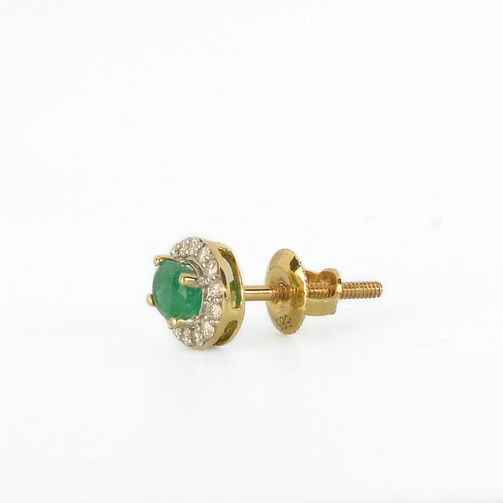 Aretes de Esmeraldas ovaladas