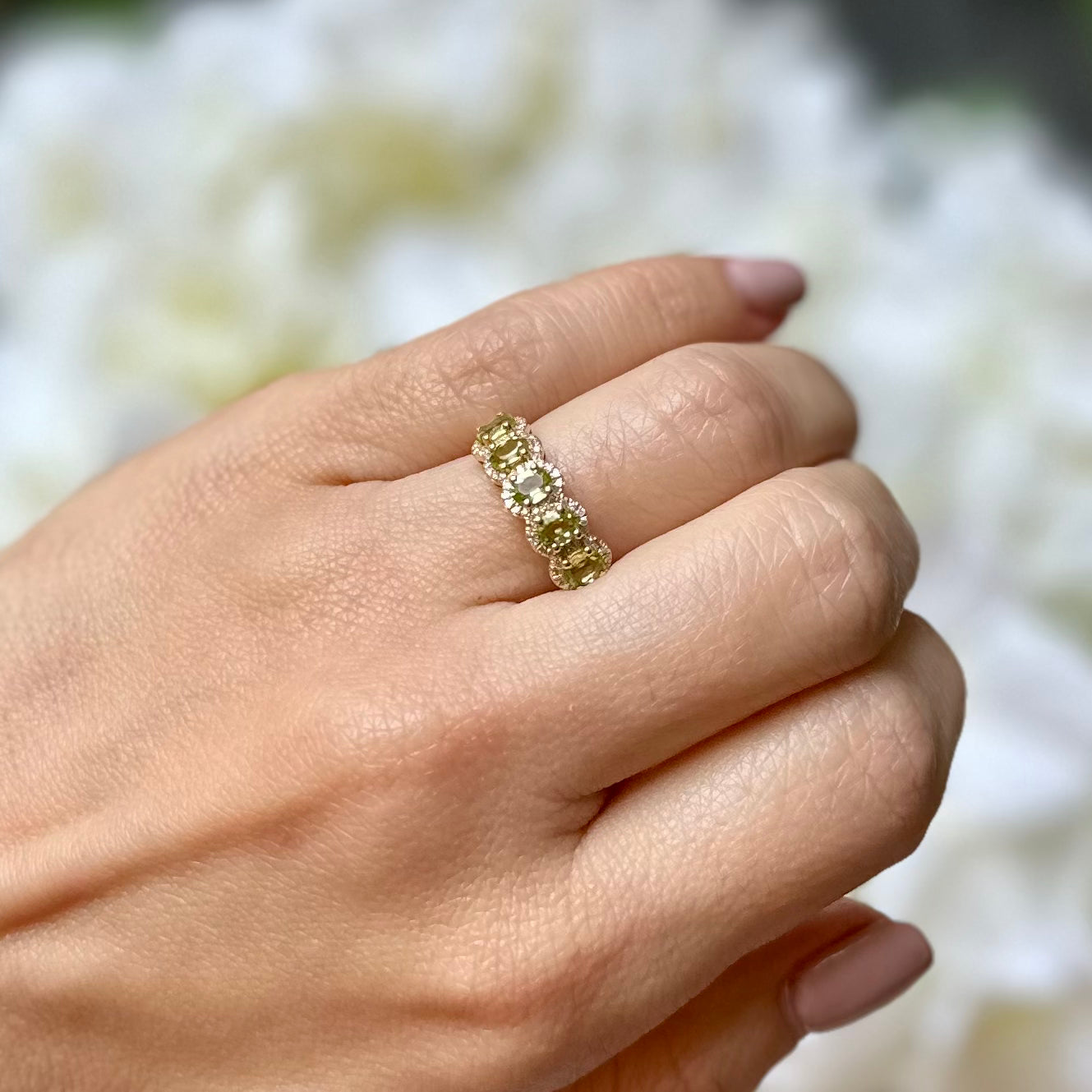 Anillo Peridoto